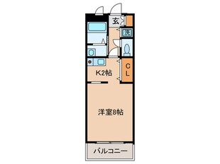 クレセント武蔵小杉の物件間取画像